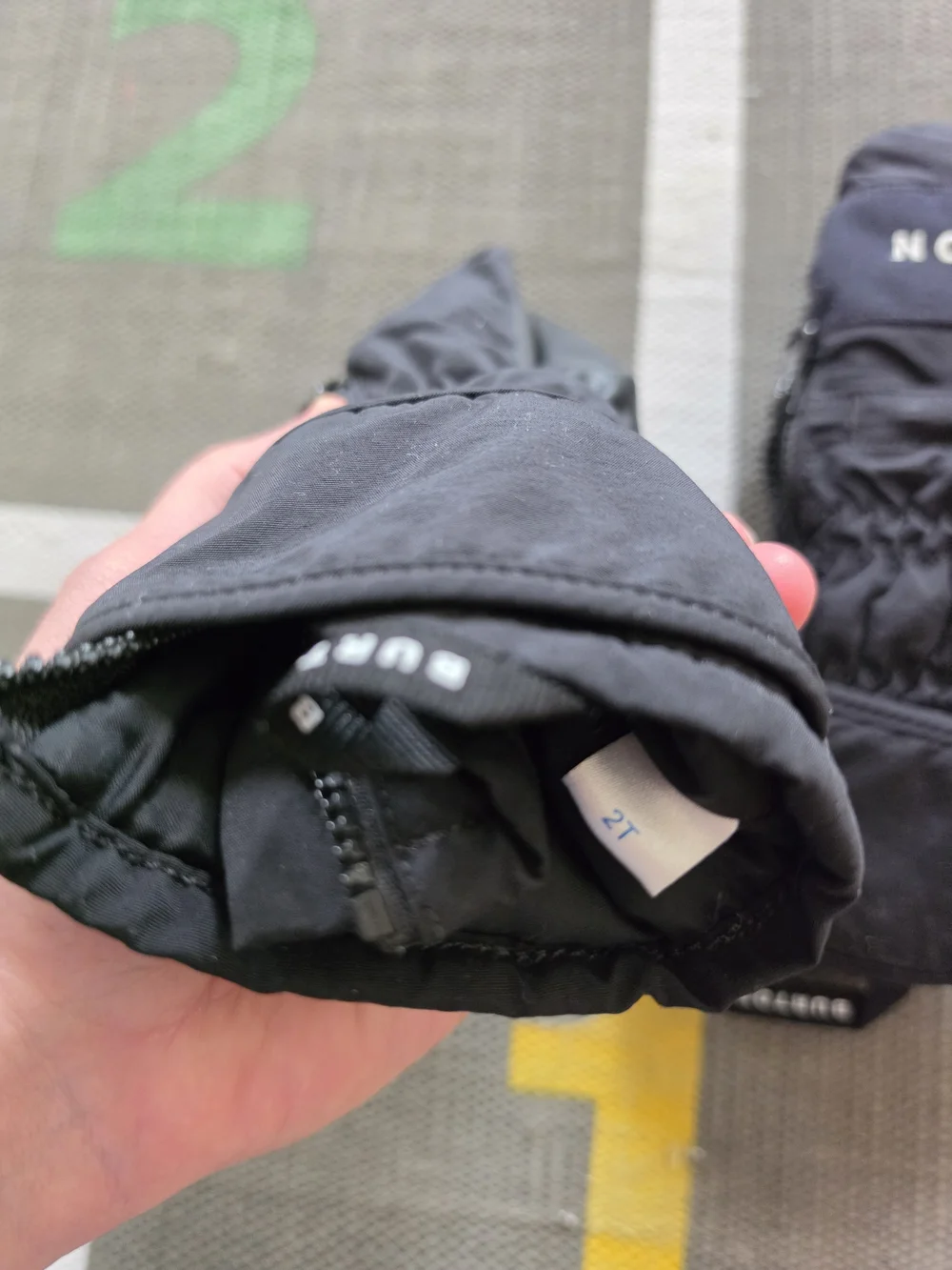 Burton Kids' Black Snow Mittens